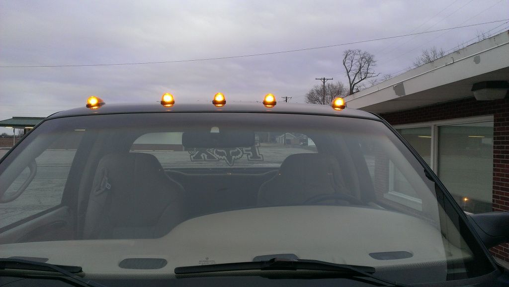 My Harbor Freight Cab Lights Installed DODGE RAM FORUM